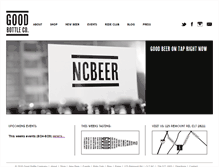Tablet Screenshot of goodbottleco.com